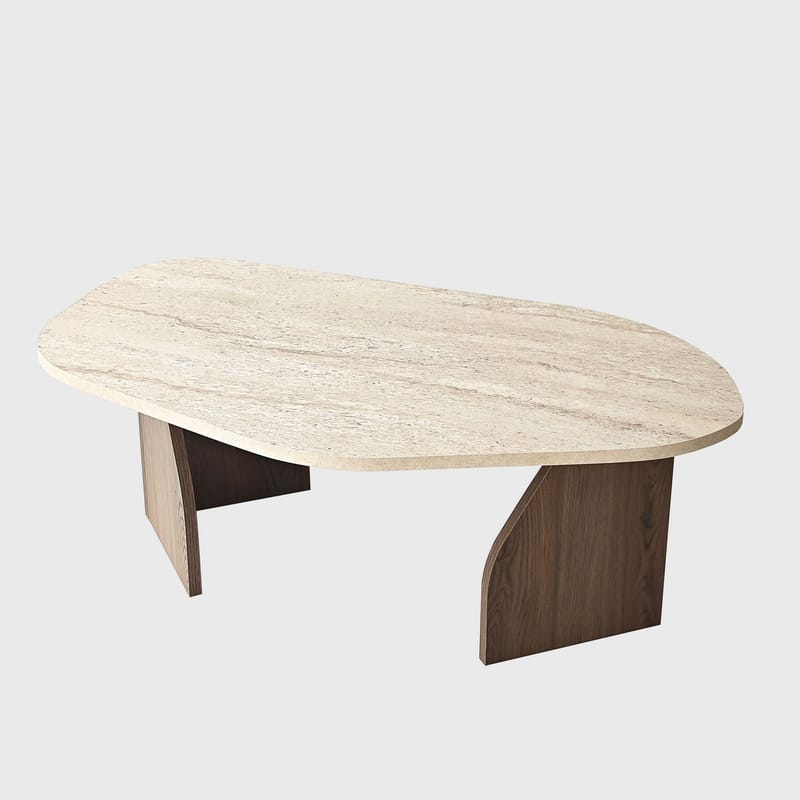 Berriaren Skrivebord 100x35x60 cm - Travertine Walnut - Møbler - Borde - Kontorbord - Skrivebord