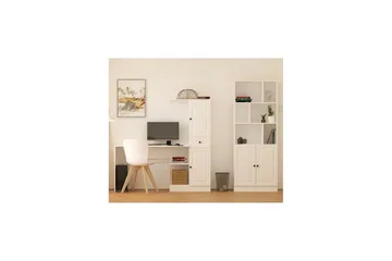 Ceyron Skrivebord 40x155 cm - Mat Hvid - Møbler - Borde - Kontorbord - Skrivebord