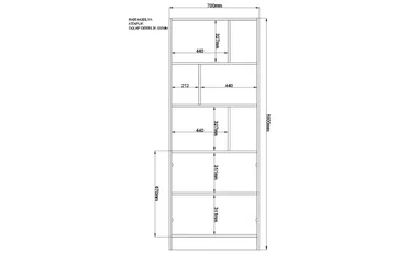 Ceyron Skrivebord 40x155 cm - Mat Hvid - Møbler - Borde - Kontorbord - Skrivebord