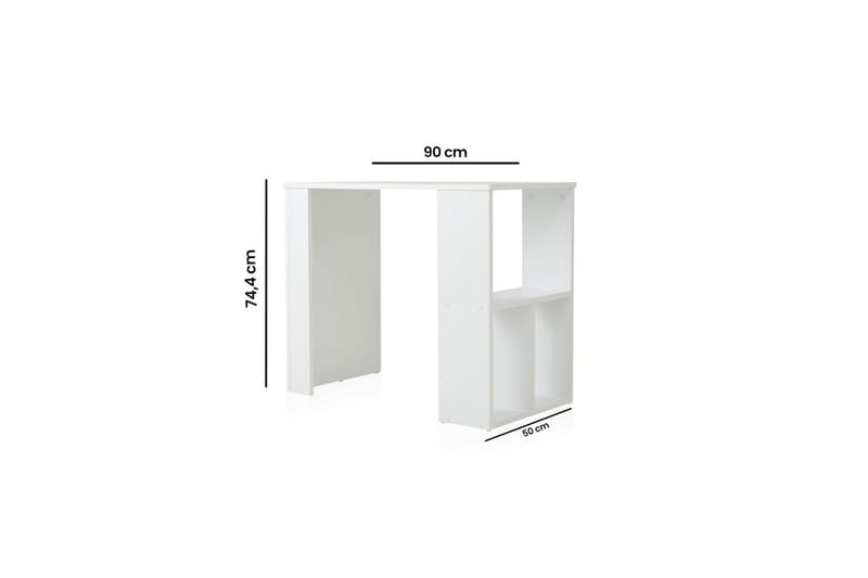 Comfortale Skrivebord 50x90 cm - Hvid - Møbler - Borde - Kontorbord - Skrivebord