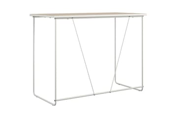 Dante Skrivebord i Træ med Metalstel - Beige - Møbler - Borde - Kontorbord - Skrivebord