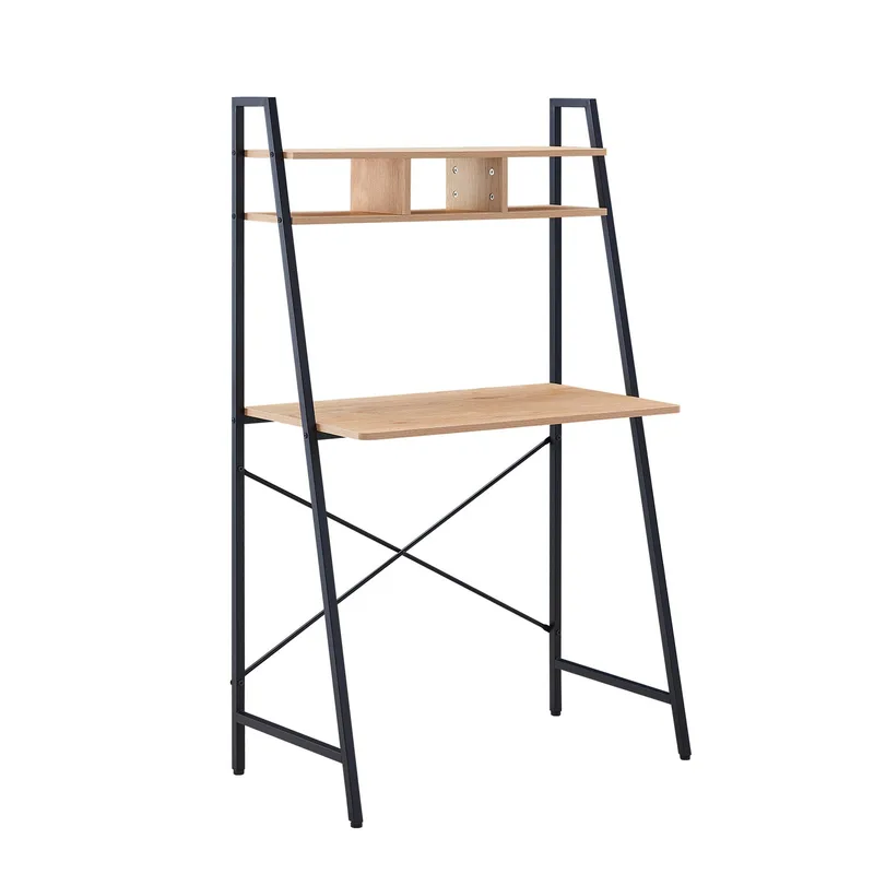 Desk HOME4YOU, egebark / brun