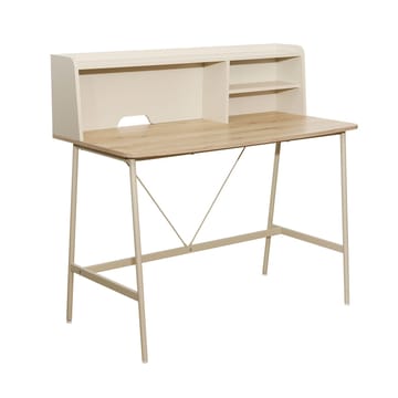 Desk HOME4YOU - lys træ / beige - Møbler - Borde - Kontorbord - Skrivebord