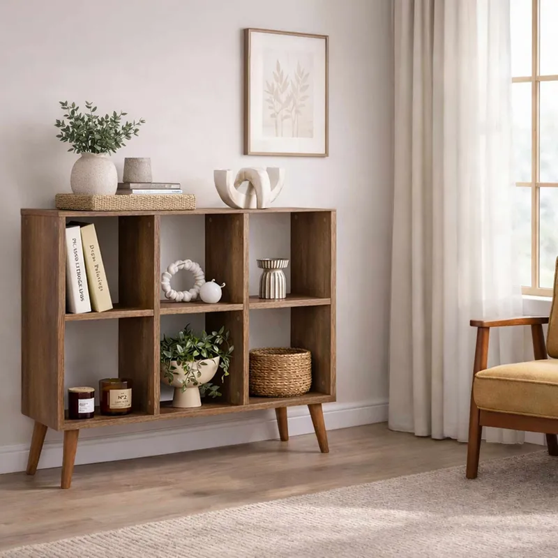 Djarhint Skrivebord 80 cm - Valnød - Møbler - Borde - Kontorbord - Skrivebord