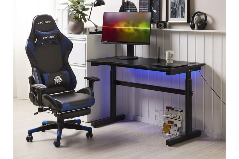 Durbine Gamingbord 120x60 cm Rektangulært - Sort - Møbler - Borde - Kontorbord - Gamingbord