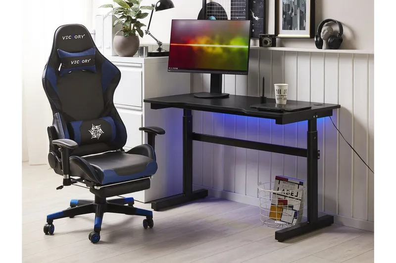 Durbine Gamingbord 120x60 cm Rektangulært - Sort - Møbler - Borde - Kontorbord - Gamingbord