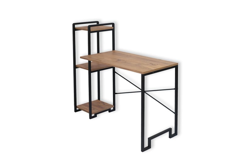 Eion Skrivebord 108x45 cm - Brun/Sort - Møbler - Borde - Kontorbord - Skrivebord