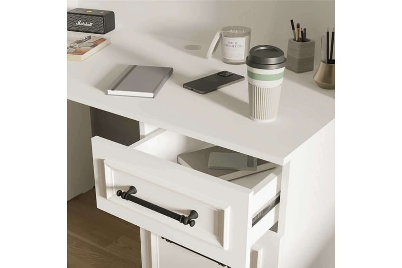 Erylis Skrivebord 60x120 cm - Hvid - Møbler - Borde - Kontorbord - Skrivebord