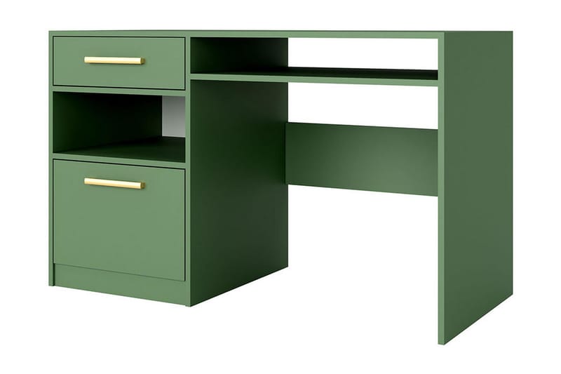 Escaldes Skrivebord 125 cm - Grøn - Skrivebord