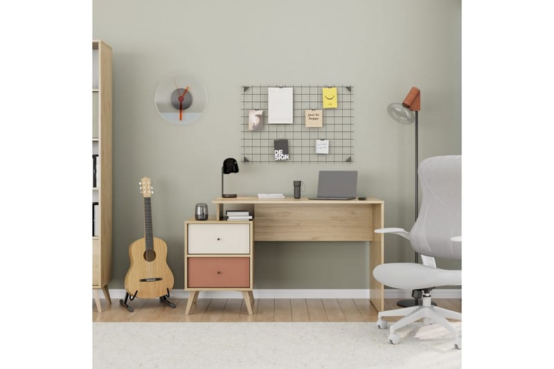 Felyra Skrivebord 44x110 cm - Multifarvet - Møbler - Borde - Kontorbord - Skrivebord