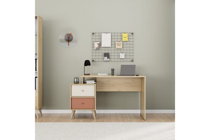 Felyra Skrivebord 44x110 cm - Multifarvet - Møbler - Borde - Kontorbord - Skrivebord