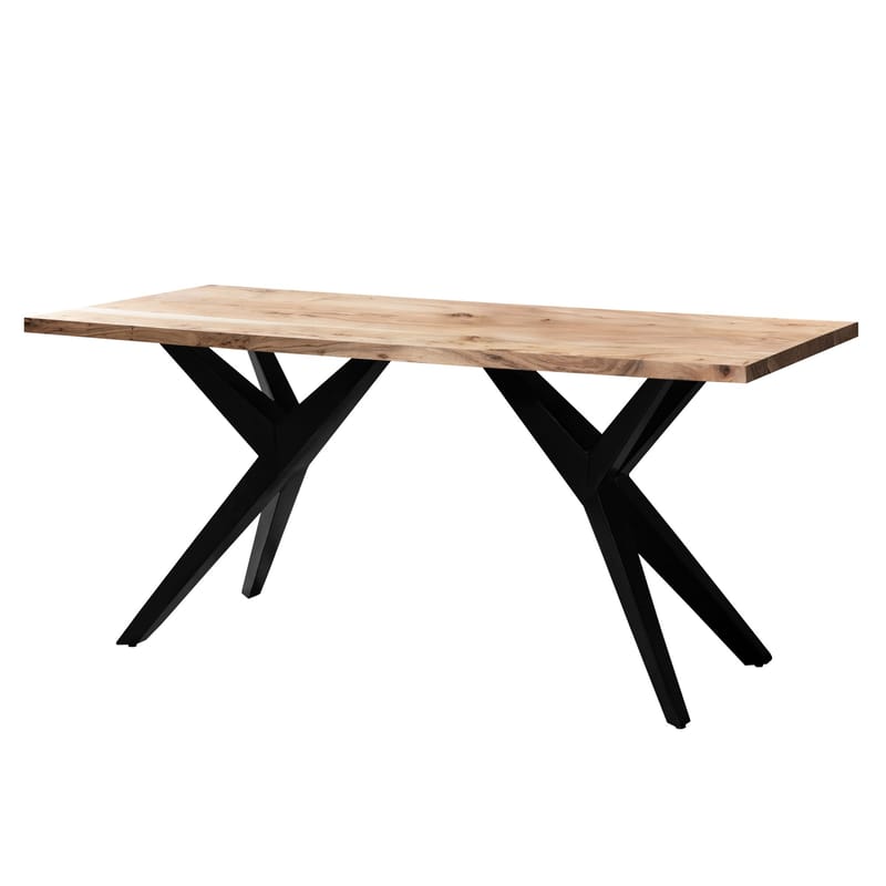 Fenaro Skrivebord 200x100 cm Industriel stil - Lys gyldenbrun og matsort - Møbler - Borde - Kontorbord - Skrivebord