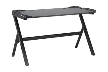 Danvers Gamingbord 120 cm med LED-belysning - Sort - Møbler - Borde - Kontorbord - Gamingbord