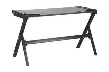 Danvers Gamingbord 120 cm med LED-belysning - Sort - Møbler - Borde - Kontorbord - Gamingbord