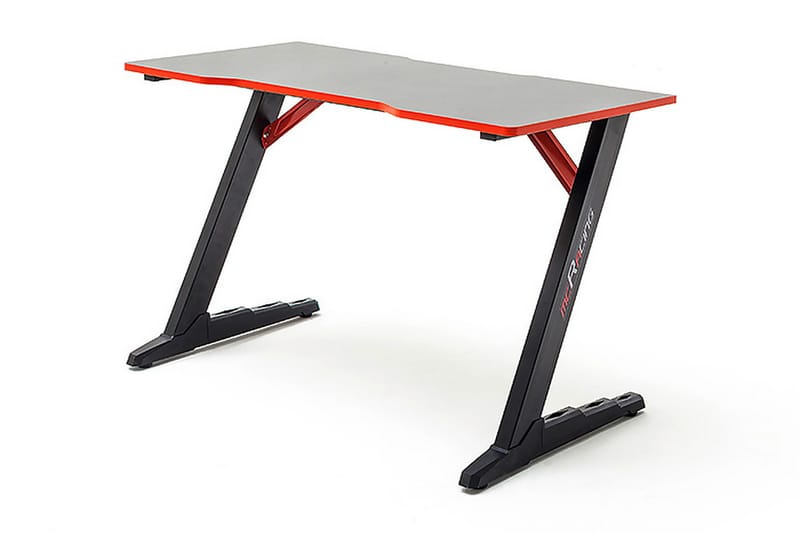 Tracis Gamingbord 120 cm - Sort/Rød - Gamingbord