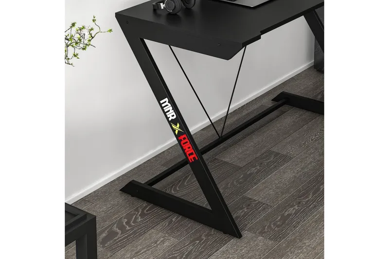 Zoned Gamingbord 120 cm - Sort - Møbler - Borde - Kontorbord - Gamingbord