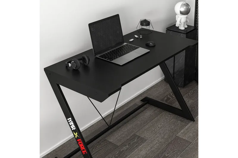 Zoned Gamingbord 120 cm - Sort - Møbler - Borde - Kontorbord - Gamingbord