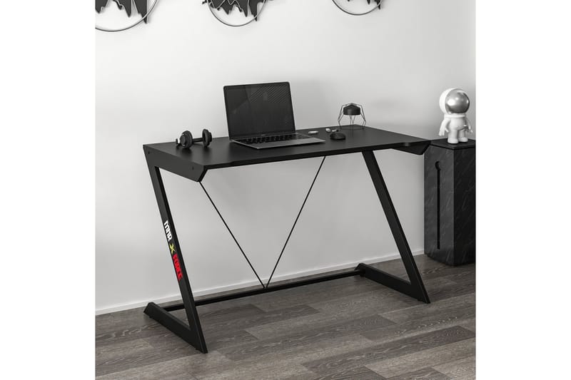 Zoned Gamingbord 120 cm - Sort - Møbler - Borde - Kontorbord - Gamingbord
