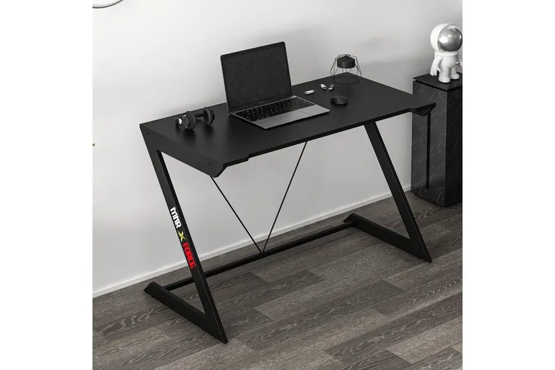 Zoned Gamingbord 120 cm - Sort - Møbler - Borde - Kontorbord - Gamingbord