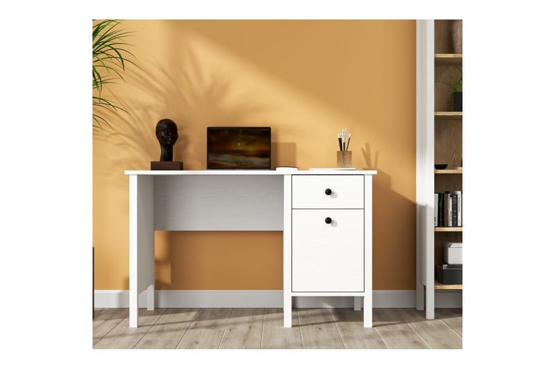 Grado Skrivebord 60x120 cm - Natur/Hvid - Møbler - Borde - Kontorbord - Skrivebord