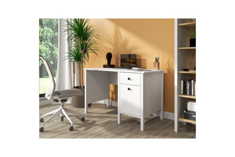 Grado Skrivebord 60x120 cm - Natur/Hvid - Møbler - Borde - Kontorbord - Skrivebord