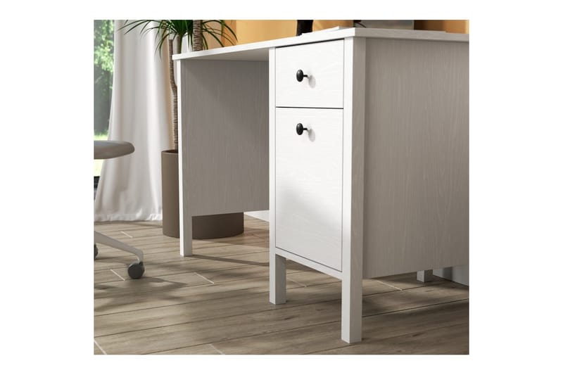 Grado Skrivebord 60x120 cm - Natur/Hvid - Møbler - Borde - Kontorbord - Skrivebord