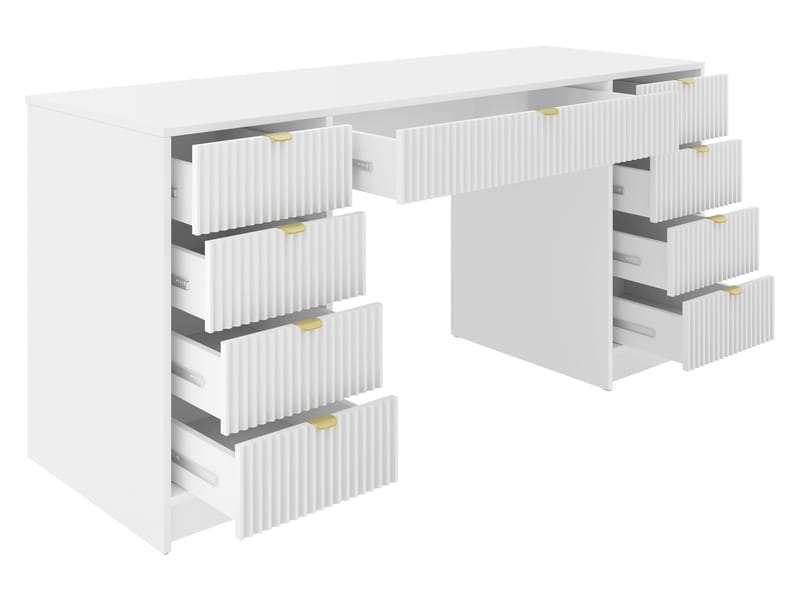 Gudelia Skrivebord 154 cm - brun - Møbler - Borde - Kontorbord - Skrivebord