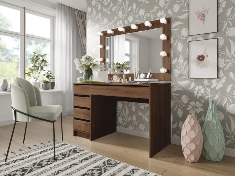 Harland Skrivebord 120 cm - brun - Møbler - Borde - Kontorbord - Skrivebord