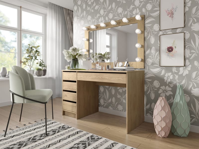 Harland Skrivebord 120 cm - lysebrun - Møbler - Borde - Kontorbord - Skrivebord