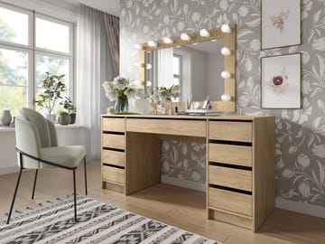 Harland Skrivebord 154 cm - lysebrun - Møbler - Borde - Kontorbord - Skrivebord