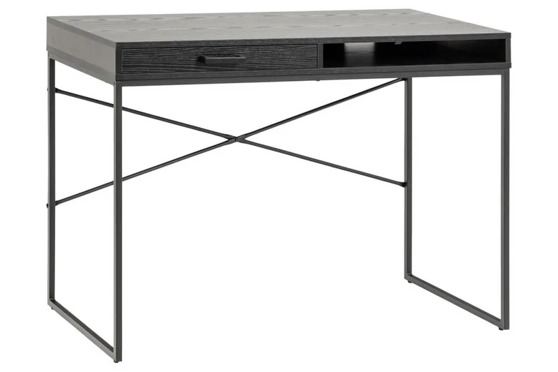 Hartsoe Skrivebord 45 cm, Sort