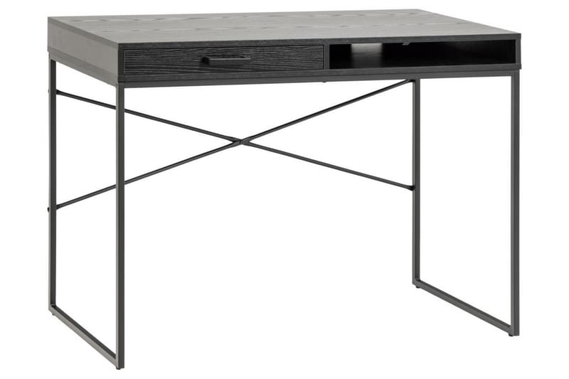 Hartsoe Skrivebord 45 cm - Sort - Møbler - Borde - Kontorbord - Skrivebord