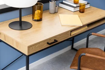 Hartsoe Skrivebord 58 cm - Natur - Møbler - Borde - Kontorbord - Skrivebord