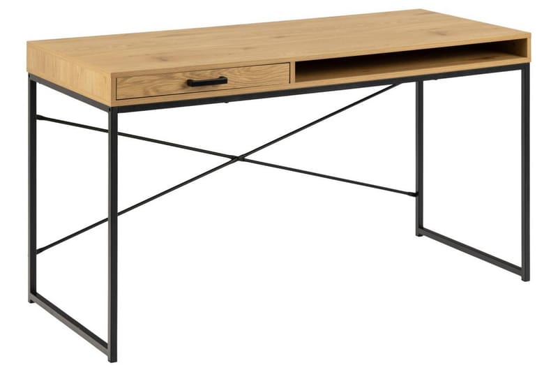 Hartsoe Skrivebord 58 cm - Natur - Møbler - Borde - Kontorbord - Skrivebord