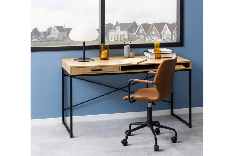 Hartsoe Skrivebord 58 cm - Natur - Møbler - Borde - Kontorbord - Skrivebord