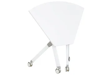 Hopfällbart skrivbord Beliani Bendi Vit, 90x64x75 cm White - Møbler - Borde - Kontorbord - Skrivebord