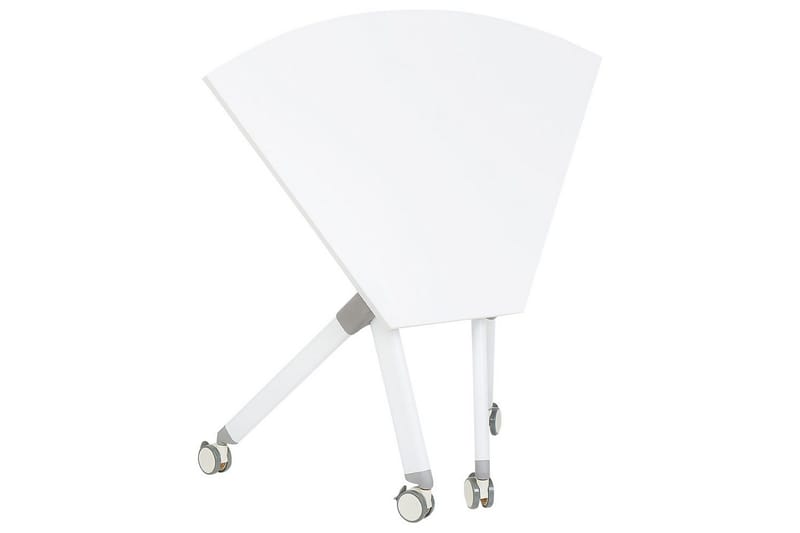 Hopfällbart skrivbord Beliani Bendi Vit, 90x64x75 cm White - Møbler - Borde - Kontorbord - Skrivebord