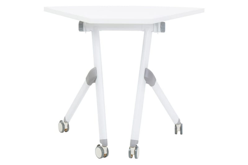 Hopfällbart skrivbord Beliani Bendi Vit, 90x64x75 cm White - Møbler - Borde - Kontorbord - Skrivebord