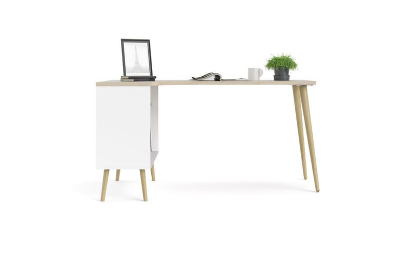 Hostafranc Skrivebord 81x145,1 cm - Natur - Møbler - Borde - Kontorbord - Skrivebord