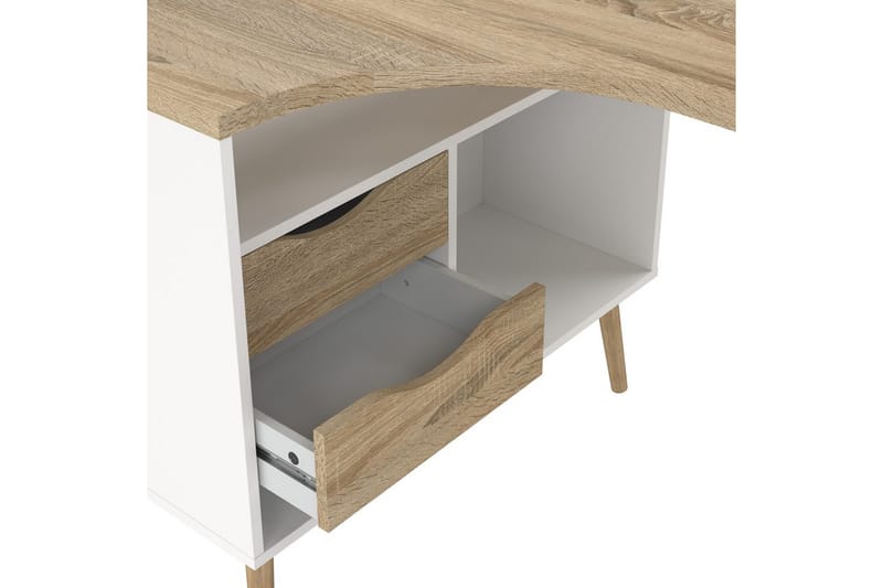 Hostafranc Skrivebord 81x145,1 cm - Natur - Møbler - Borde - Kontorbord - Skrivebord