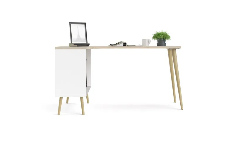 Hostafranc Skrivebord 81x145,1 cm - Natur - Møbler - Borde - Kontorbord - Skrivebord
