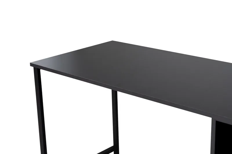 Hu Skrivebord 60x240 cm - Antracit/Sort - Møbler - Borde - Kontorbord - Skrivebord