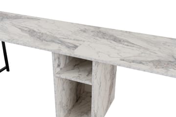 Hu Skrivebord 60x240 cm - Sort - Møbler - Borde - Kontorbord - Skrivebord
