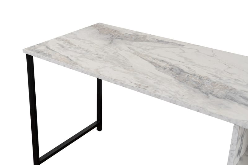 Hu Skrivebord 60x240 cm - Sort - Møbler - Borde - Kontorbord - Skrivebord