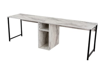 Hu Skrivebord 60x240 cm - Sort - Møbler - Borde - Kontorbord - Skrivebord