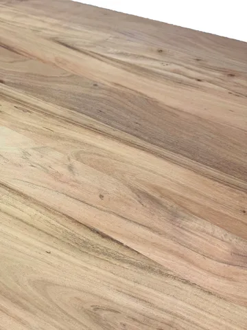 Ivoena Skrivebord 180 cm - Naturfarvet akacie/sort - Møbler - Borde - Kontorbord - Skrivebord