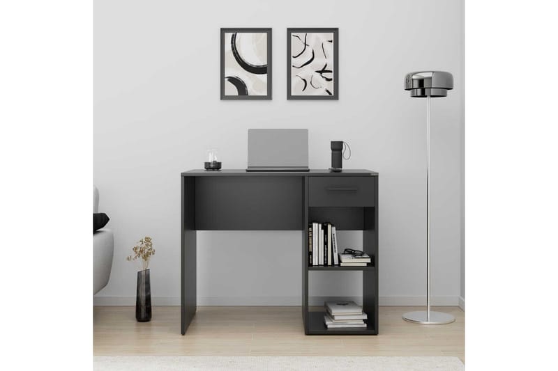 Jenifer Skrivebord 52x90 cm - Antracit - Møbler - Borde - Kontorbord - Skrivebord