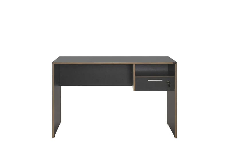 Jenifer Skrivebord 60x120 cm - Mellemfarvet træ/Antracit - Møbler - Borde - Kontorbord - Skrivebord