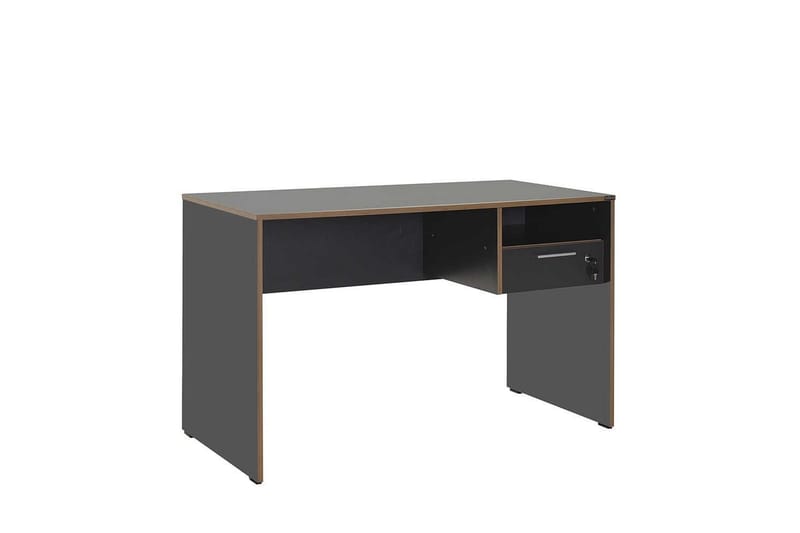 Jenifer Skrivebord 60x120 cm - Mellemfarvet træ/Antracit - Møbler - Borde - Kontorbord - Skrivebord