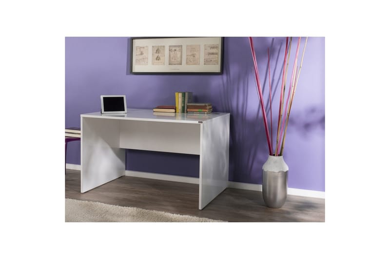Jenifer Skrivebord 76x120 cm - Hvid - Møbler - Borde - Kontorbord - Skrivebord